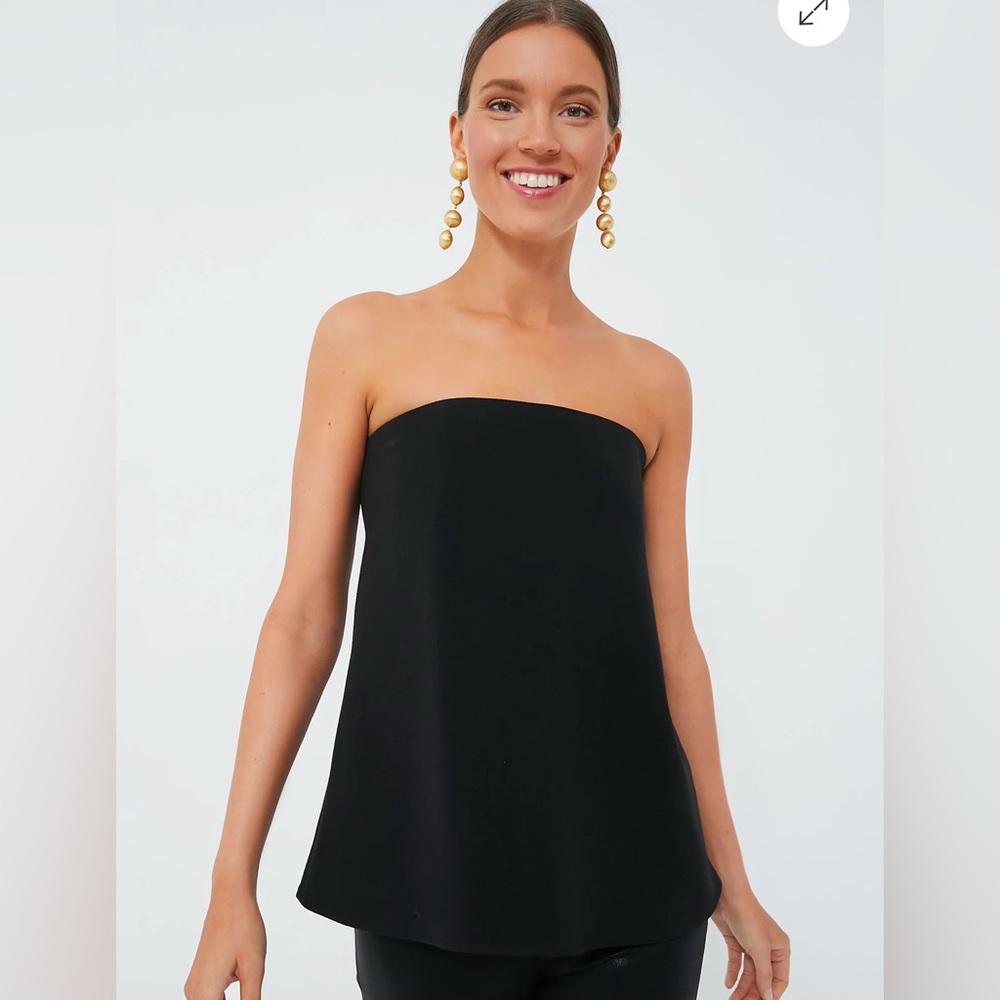 Tuckernuck sleeveless crepe Marin top